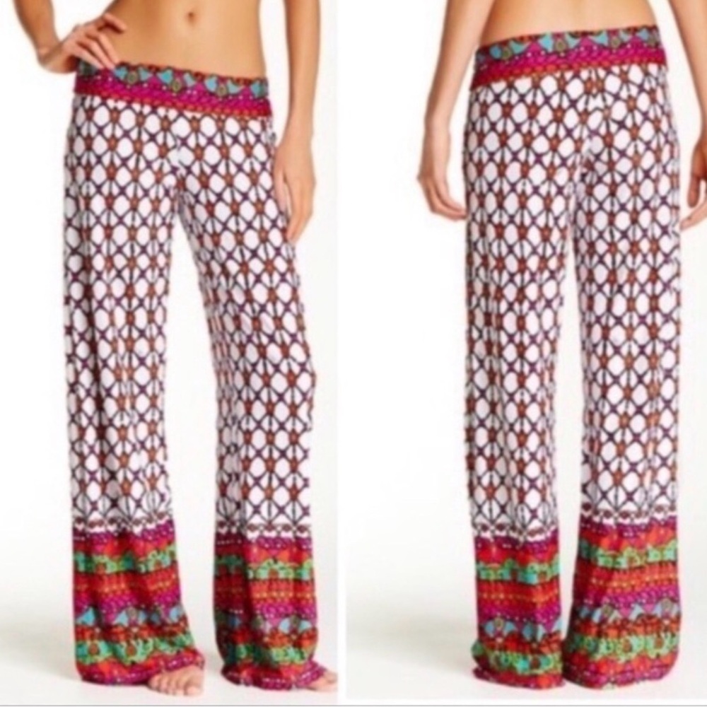 TINA TURK Colorful Patterned Women's Pants